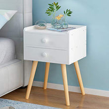ZhuFengshop Comodino in Legno con Cassettiera Comodino Comodino Armadio Comodino Armadietto Armadietto Comodino Side Table (Color : White)