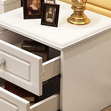 SLL- Moderna Minimalista Bianco di Legno Solido Comodino Locker, Comodino Comodino