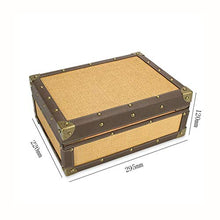 Accessori del sigaro Cigar Humidor - Cigar Humidor creativo di sicurezza a due livelli a quattro zone Mat antico modello casa Cigar Box 50 Sticks Cigar Humidor Box mantenerlo fresco migliorare il gust