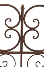 Mendler Panchina Stile Romantico CP029 46x128x94cm Marrone Antico
