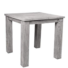 Strandgut07 T80867 Tavolo, Teak, Grigio, 75x75x75 cm
