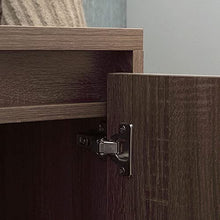 Kiamami Valentina MOBILE BAGNO SOSPESO CM 60 NOCE SCURO CON LAVABO APPOGGIO | SIENA