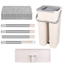 SSAYY Spray Mop Magic Mops Cleaning Mops Mop A Mano Libera con Pavimenti A Secchio Spremere Mop Piatto con Acqua Detergente per Pavimenti per Cucina Domestica