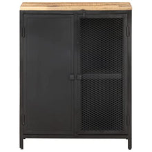 vidaXL Credenza 60x35x78 cm in Legno Massello di Mango Grezzo