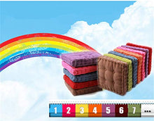 Pillowcase Cuscino da Pavimento, Cuscino di Supporto da Giardino, Cuscino per Sedia ordinario, Cuscino per Sedile Sedia da Ufficio, Cuscino Blu, 1 Pezzo per Sedia, 38 * 38 cm