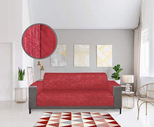 CottonHouse Copri Salva Divano Double Face in Morbida Microfibra (Rosso, Divano 3 Posti) - Arredi Casa