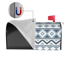 Modello di essenza Iiib blu grigio bianco unico progettato cassetta postale copertura copertura cassetta postale per giardino giardino giardino giardino dimensioni standard 53 x 45 cm