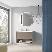 Amizuva Niwa Mobile da bagno, in legno, 80 cm, 3 pezzi
