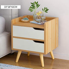 ZhuFengshop Comodino Comodino Comodino in Legno con Cassettiera Armadietto Comodino Side Table (Color : B)