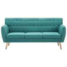 Festnight- Divano a 3 Posti, Moderno Divano in Stoffa Imbottito 172x70x82cm Verde - Arredi Casa
