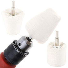 8PCS Disco Lucidante per Trapano, Ruota di Lucidatura in Cotone per Manicure Alluminio, Acciaio Inox, Cromato