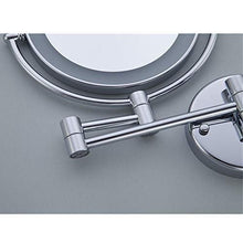 Specchio per il trucco Montaggio a parete 5x Specchio ingranditore Specchio cosmetico illuminato a LED per bagno Specchio bifacciale, specchio da trucco con luci Specchi da bagno Specchio per trucco i