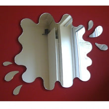 Specchio pozzanghera con sei specchi paraspruzzi 45 cm x 42 cm
