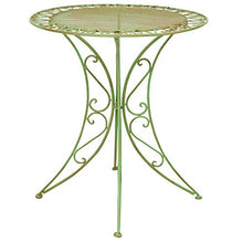 Tavolo da Giardino in Ferro battuto mobili da Giardino Stile Antico Verde