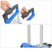 Carrello Portatile Pieghevole per Carrello Trolley in Lega di Alluminio (Colore : A)
