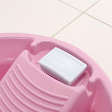 Plastica Washtub con Washboard ispessite Washtub per Il Lavaggio di Biancheria Intima del Bambino di plastica Lavabo, Viola
