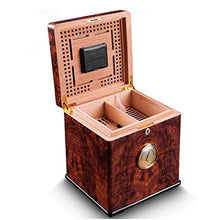 XZJJZ Cigar Idratante Scatola di Cedro Legno di Grandi Dimensioni a Due Piani Cigar Humidor Cigar Cabinet