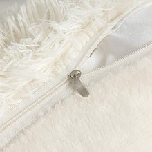 MIULEE Confezione da 2 Federe in Felpa per Cuscini Decorative Fodere Copricuscini Arredi per Casa Divano Letto50 X 50 cm Beige