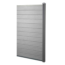 Mendler Pannello supplementare frangivento Stretto Privacy Sarthe WPC 95cm Grigio