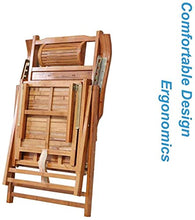 LLSS Sedia da Giardino Pieghevole Lettino da Sole Reclinabili Sedie a Sdraio da Giardino Lettino da Esterno Resistente alle intemperie con Cuscini Cuscini e poggiapiedi