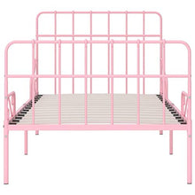 SKM Giroletto con Doghe Rosa in Metallo 100x200 cm