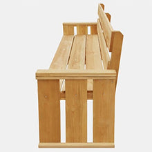 FZYHFA Panchina da Giardino in Legno di Pino Impregnato 160x55x89 cm Design Semplice e Pratico, Stabile e Durevole panchina Esterno Giardino Panca da Giardino