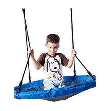 WH-Qiuqian Altalena Albero Piatta da 40", Giorno Regolabile per Bambini Altalena Rete per Bambini, Installazione Facile Altalena Ragno Web Set per Parco Giochi Interno ed Esterno A++