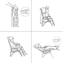 HaoLi Lettino da Sole Portatile Multifunzionale reclinabile Pieghevole Divano Letto reclinabile Ufficio Longue Cuscino da Giardino Sedia Pieghevole a Dondolo