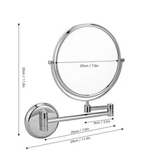 RBSD Specchio cosmetico, Specchio per Il Trucco Elegante, Pieghevole in Rame per Camera da Letto del Bagno