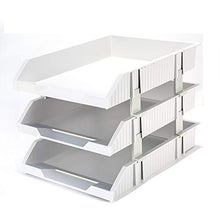 LCA Schedario Classificatore Verticale Cartella, File Desktop A 3 Livelli Rack di Stoccaggio Ufficio O A Casa Vassoio per Lettere, (Color : #5)