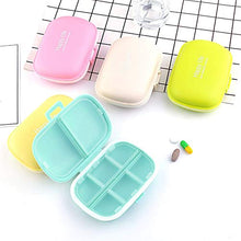BGSFF Portapillole da Viaggio Portapillole da Viaggio Portatile da Esterno 8 Slot Sigillo Portapillole Contenitore per medicinali Piccolo Organizer Contenitore per Pillole Scatola per Fa
