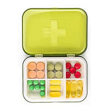 BANGSUN - Mini organizer portatile per pillole, per proteggere l'ambiente