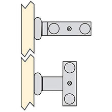 Emuca 7086862 Supporto Portasciugamani Estraibile con 2 Bracci, Grigio (Alluminio), 310 mm