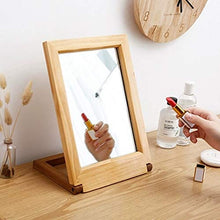 GAOLE Specchio da tavolino per Trucco Specchio, Specchio da tavolino per Legno Semplice HD Specchio da Viaggio Bellezza