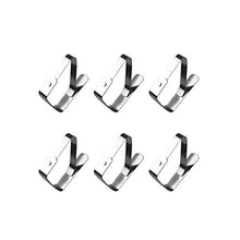 Boocy - Set di 6 mollette per tovaglia, in acciaio inox, misura piccola