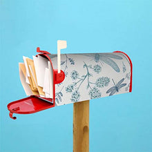 Copertura magnetica per cassetta postale con animali libellula e animali selvatici, design unico, per giardino, cortile, dimensioni standard, 53 x 45 cm
