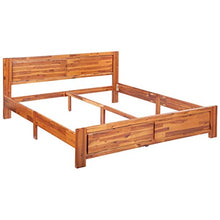SKM Giroletto in Legno Massello Acacia 180x200 cm