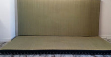 Divano Letto futon con braccioli Double Face Base Tatami Colori Rosso/Arancio Misura futon 120 x 200 cm