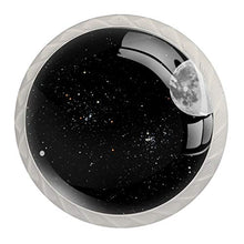 Galaxy Space Universe Moon - Pomelli per cassettiere e cassetti, in vetro, per mobili da bagno, comò e credenza
