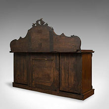 Grande credenza antica, inglese, vittoriano, mogano, comò, circa 1850