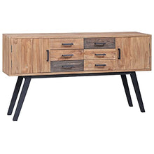 vidaXL - Beistellschrank 140 x 30 x 75 cm Massivholz Teak