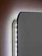 Yellowshop - Specchio Specchiera Cm L.50 x H 70 A Luce LED Retroilluminato Filo Muro Bagno Design Moderno con Touch Modello Back