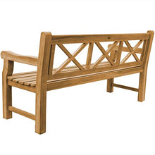 Panchina da giardino XXL in legno massiccio di teak
