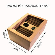 XINBO Cigar Humidor, può Contenere Circa 150 sigari, Legno Solido Cigar Box, con igrometro e umidificatore
