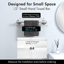 KES Porta Asciugamani Bagno Portasciugamani Montaggio a Parete SUS304 Acciaio Inossidabile 30CM Spazzolato, A2000S30DG-2