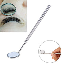 2 pezzi Dentista Specchietto,Specchio ingrandimentoin acciaio inox per Estensione ciglia