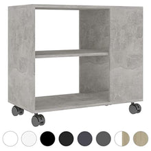 vidaXL Tavolino Grigio 70x35x55 cm in Legno Multistrato