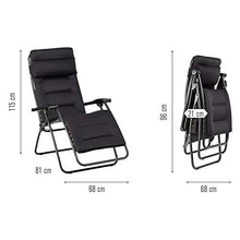 LAFUMA Relax RSXA Clip Sedia a Sdraio, Acciaio, Standard