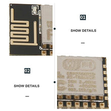 ASFD Esp8266 Serial WiFi Modello Esp-12E Upgrade Remote Wireless WiFi Module Esp12E Black
