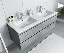 Mobili da bagno Angela 140cm Grigio - armadio mobiletto lavabo Mobili Armadietto